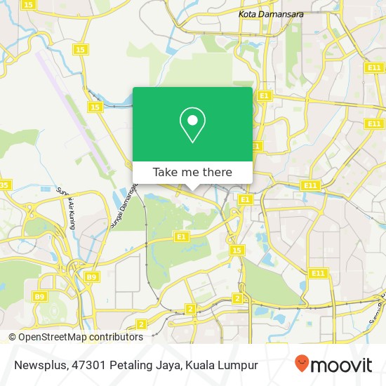 Newsplus, 47301 Petaling Jaya map