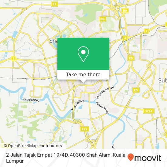 Peta 2 Jalan Tajak Empat 19 / 4D, 40300 Shah Alam