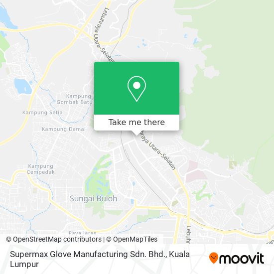 Supermax Glove Manufacturing Sdn. Bhd. map