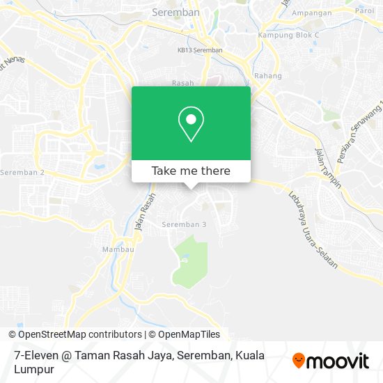 7-Eleven @ Taman Rasah Jaya, Seremban map