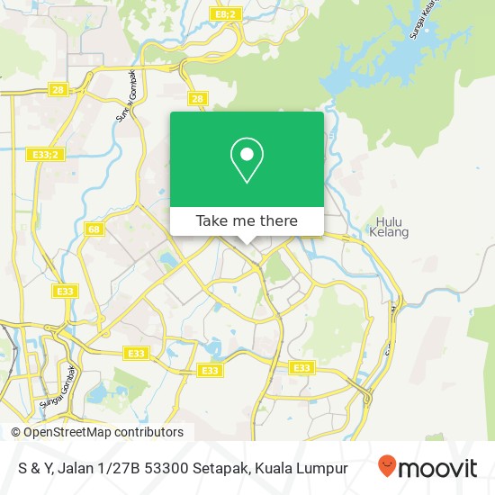 S & Y, Jalan 1 / 27B 53300 Setapak map