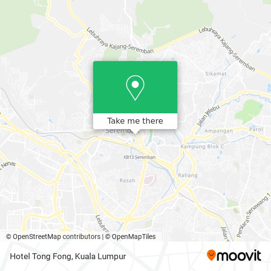 Hotel Tong Fong map