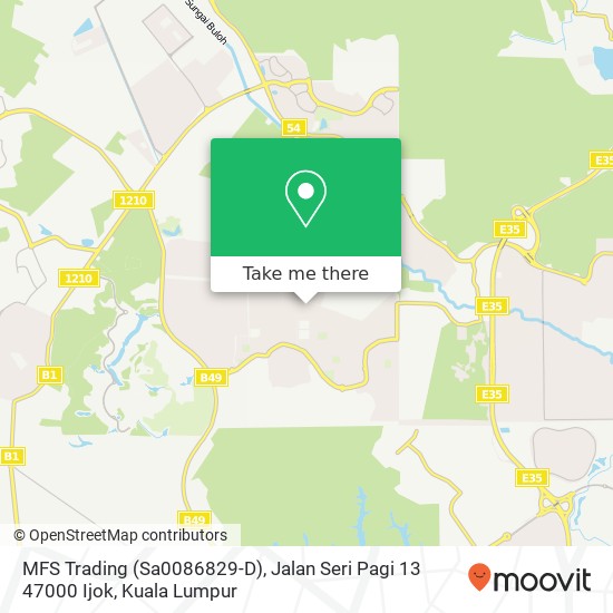 MFS Trading (Sa0086829-D), Jalan Seri Pagi 13 47000 Ijok map
