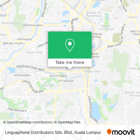 Linguaphone Distributors Sdn. Bhd. map