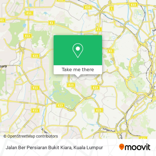 Jalan Ber Persiaran Bukit Kiara map