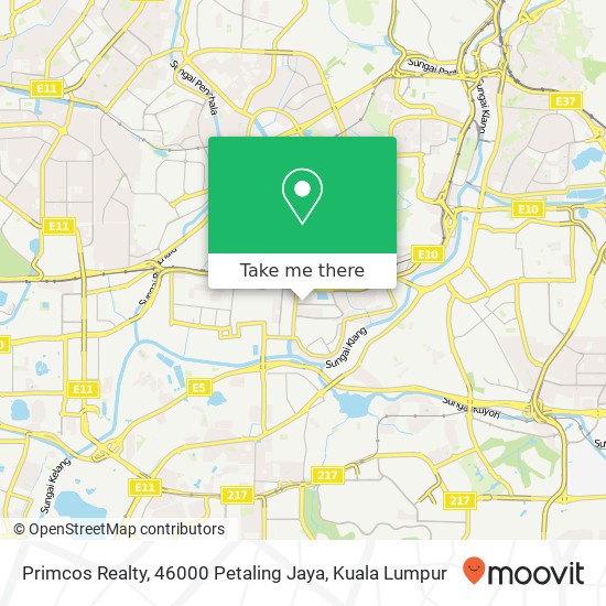 Peta Primcos Realty, 46000 Petaling Jaya