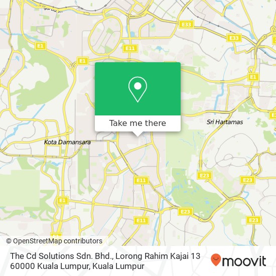 The Cd Solutions Sdn. Bhd., Lorong Rahim Kajai 13 60000 Kuala Lumpur map