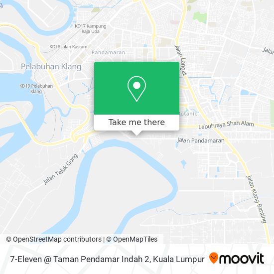 7-Eleven @ Taman Pendamar Indah 2 map