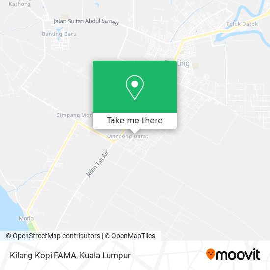 Kilang Kopi FAMA map