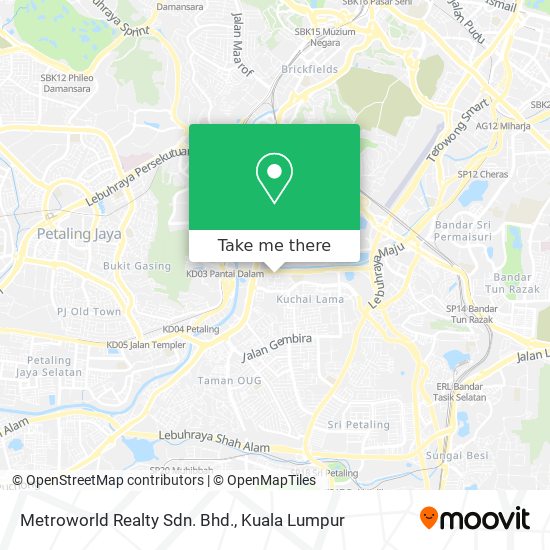 Metroworld Realty Sdn. Bhd. map