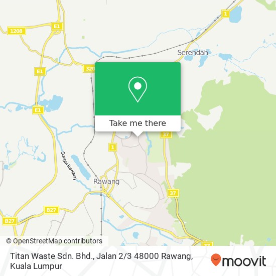 Titan Waste Sdn. Bhd., Jalan 2 / 3 48000 Rawang map