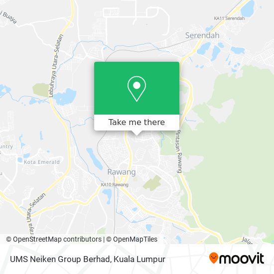 UMS Neiken Group Berhad map