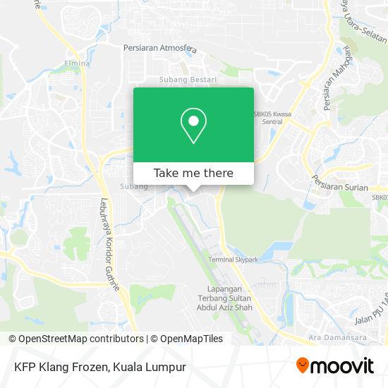 KFP Klang Frozen map