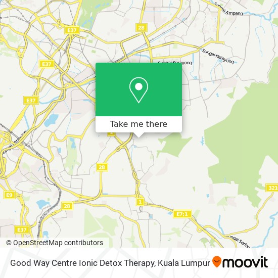 How To Get To Good Way Centre Ionic Detox Therapy In Kuala Lumpur By Bus Or Mrt Lrt