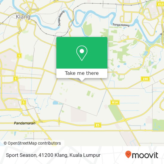 Peta Sport Season, 41200 Klang