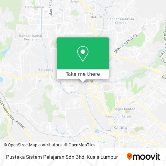 Pustaka Sistem Pelajaran Sdn Bhd map