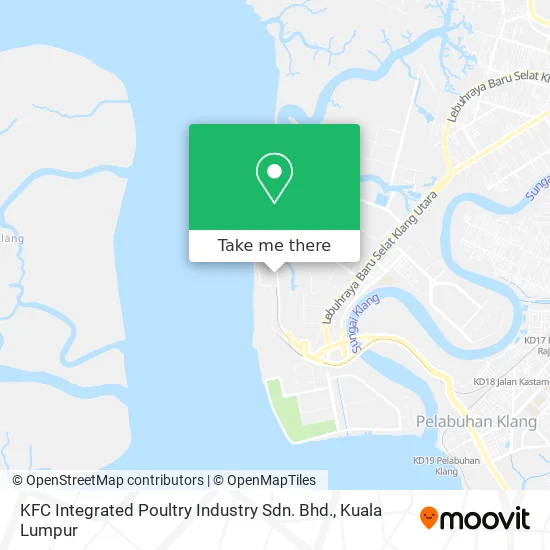 KFC Integrated Poultry Industry Sdn. Bhd. map