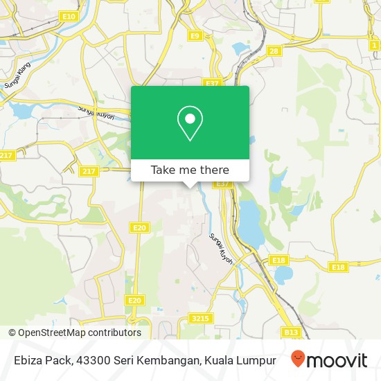 Ebiza Pack, 43300 Seri Kembangan map