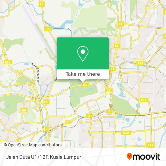 Jalan Duta U1/12F map