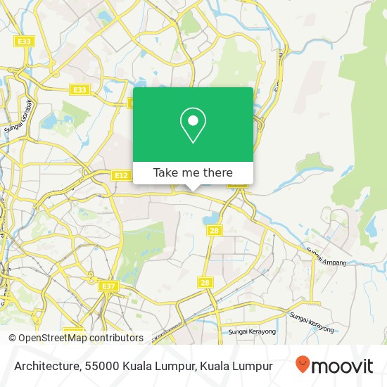 Architecture, 55000 Kuala Lumpur map