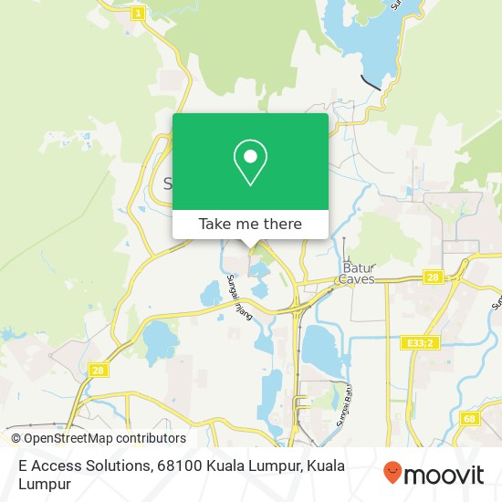E Access Solutions, 68100 Kuala Lumpur map