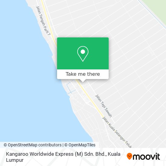 Kangaroo Worldwide Express (M) Sdn. Bhd. map