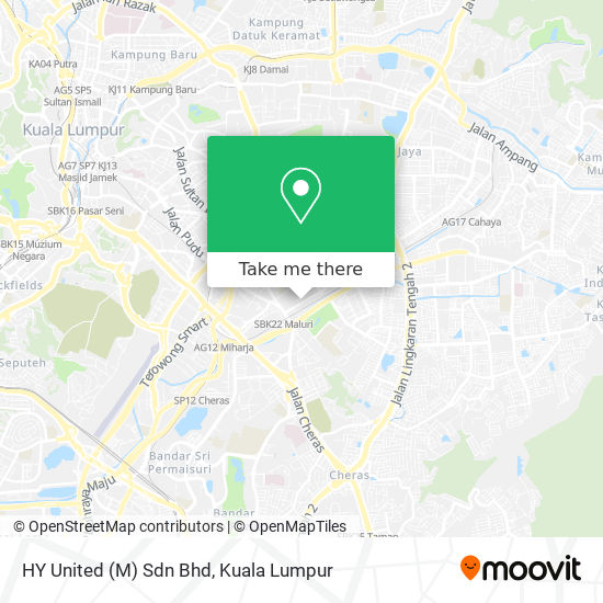 HY United (M) Sdn Bhd map