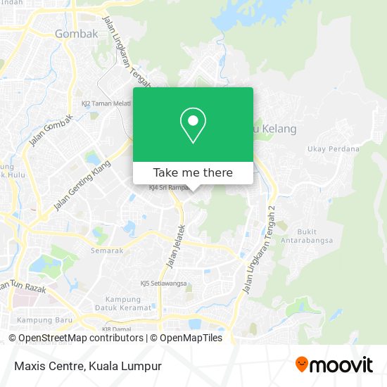 Maxis Centre map