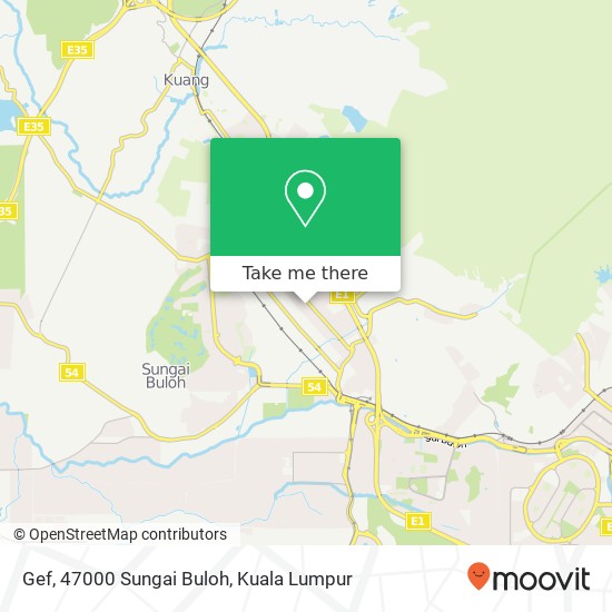 Gef, 47000 Sungai Buloh map