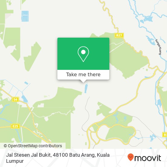 Peta Jal Stesen Jal Bukit, 48100 Batu Arang