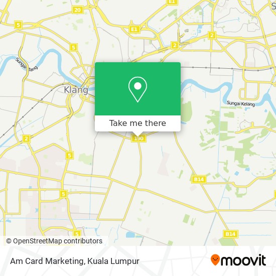 Am Card Marketing map