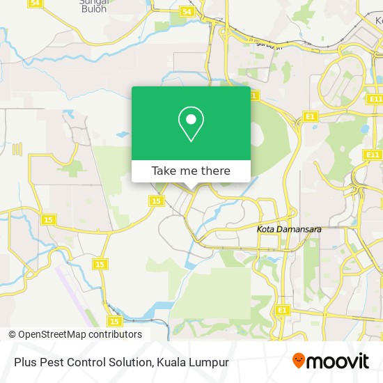 Plus Pest Control Solution map