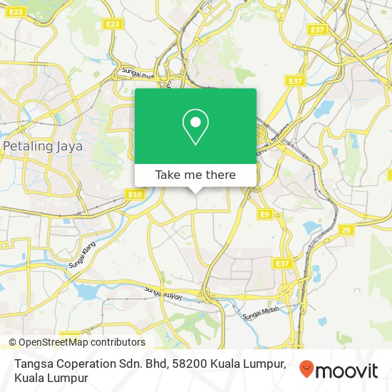 Tangsa Coperation Sdn. Bhd, 58200 Kuala Lumpur map