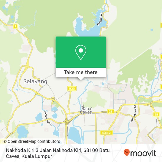 Peta Nakhoda Kiri 3 Jalan Nakhoda Kiri, 68100 Batu Caves