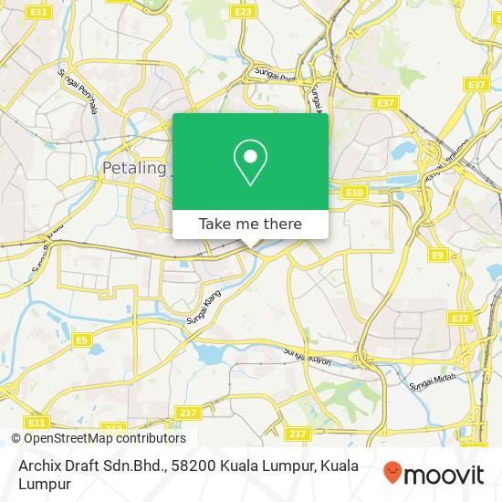 Archix Draft Sdn.Bhd., 58200 Kuala Lumpur map