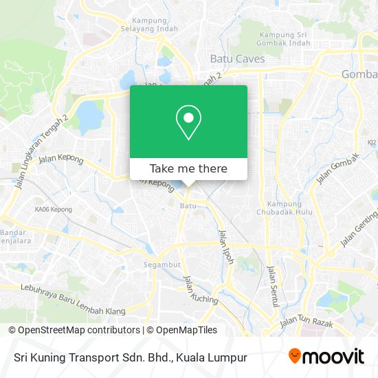 Sri Kuning Transport Sdn. Bhd. map