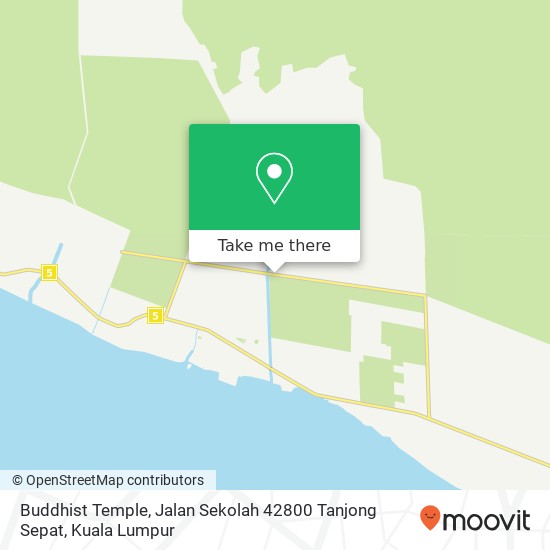 Buddhist Temple, Jalan Sekolah 42800 Tanjong Sepat map
