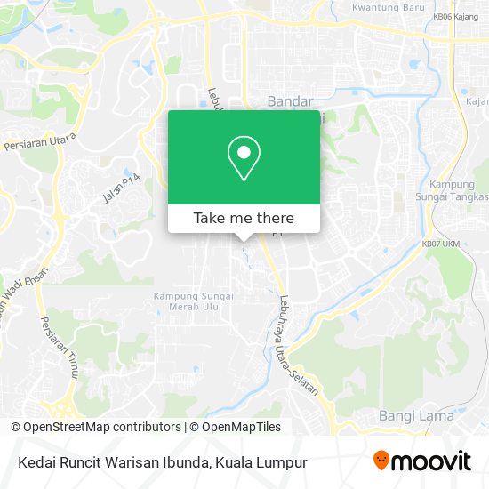 Kedai Runcit Warisan Ibunda map