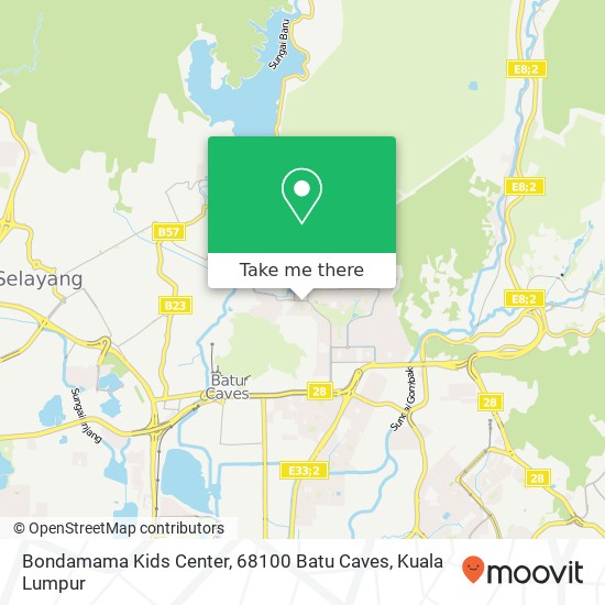 Bondamama Kids Center, 68100 Batu Caves map