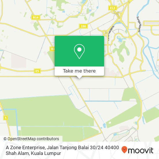 A Zone Enterprise, Jalan Tanjong Balai 30 / 24 40400 Shah Alam map