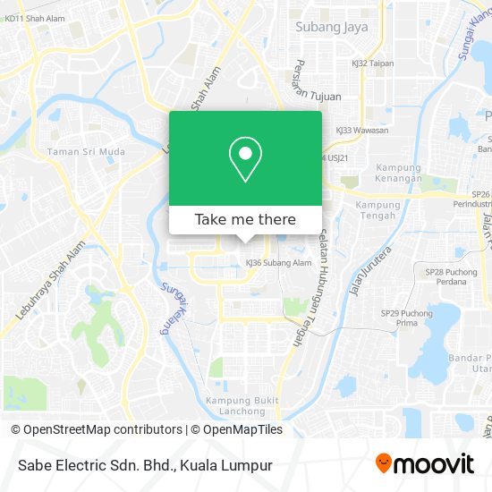 Sabe Electric Sdn. Bhd. map