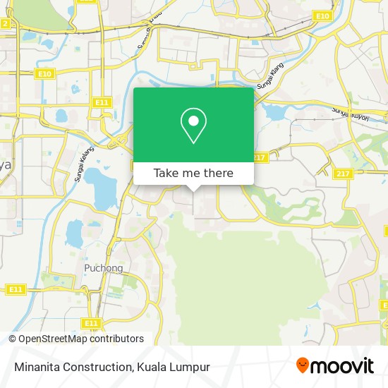 Minanita Construction map