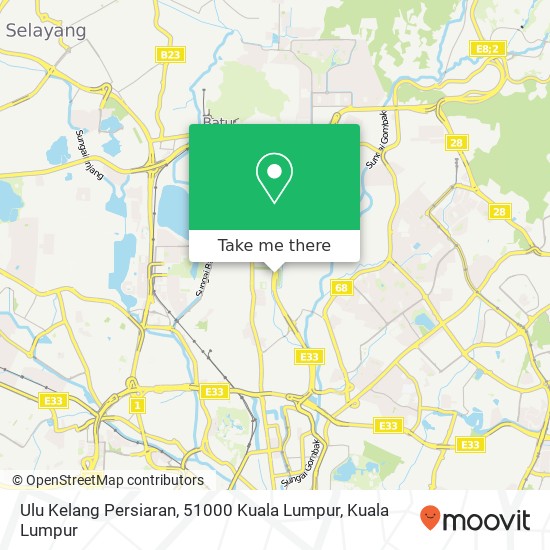 Ulu Kelang Persiaran, 51000 Kuala Lumpur map
