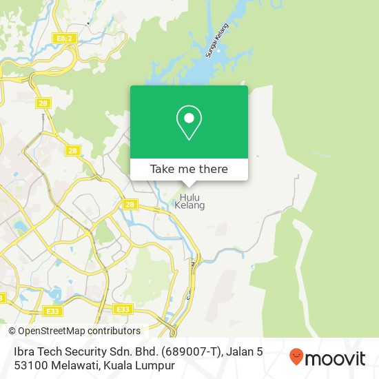 Ibra Tech Security Sdn. Bhd. (689007-T), Jalan 5 53100 Melawati map