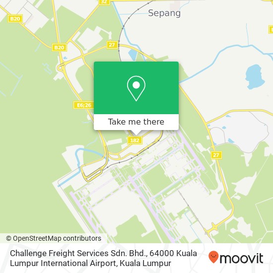 Challenge Freight Services Sdn. Bhd., 64000 Kuala Lumpur International Airport map