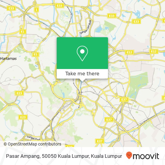 Pasar Ampang, 50050 Kuala Lumpur map