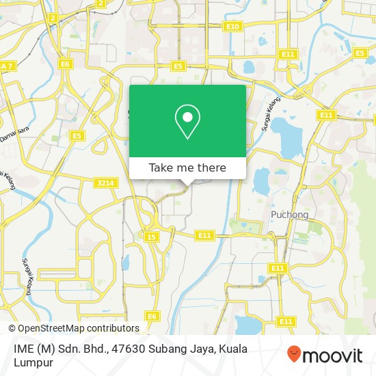 IME (M) Sdn. Bhd., 47630 Subang Jaya map