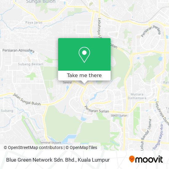 Blue Green Network Sdn. Bhd. map