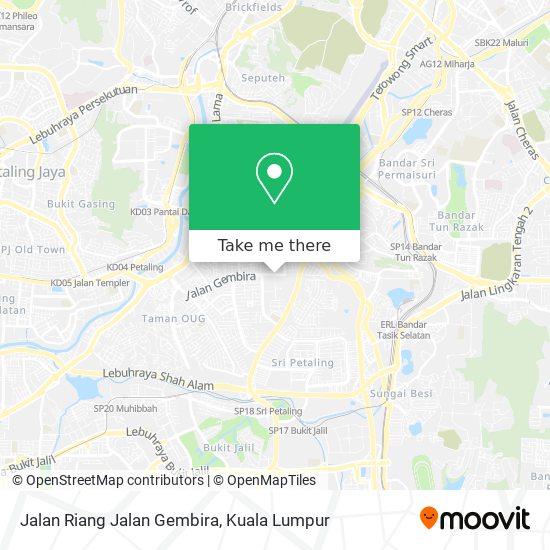 Jalan Riang Jalan Gembira map