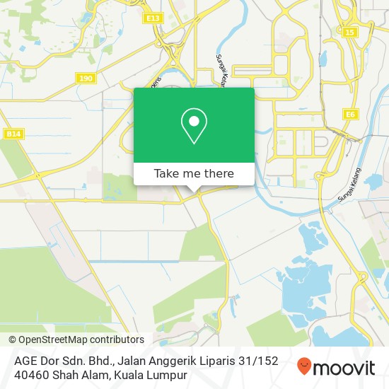 AGE Dor Sdn. Bhd., Jalan Anggerik Liparis 31 / 152 40460 Shah Alam map